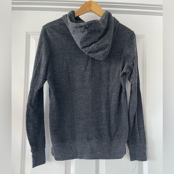 Nike Lightweight Funnel Neck Just Do It Hoodie Dark Grey L - Picture 5 of 5